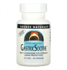 Source Naturals, GastricSoothe, 37,5 мг, 30 капсул