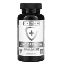 Zhou Nutrition, Zinc Defender, 60 капсул