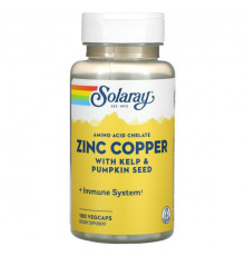 Zinc Copper with Kelp & Pumpkin Seed, 100 VegCaps