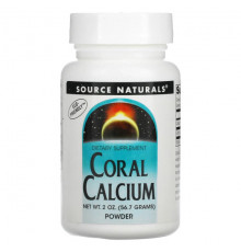 Source Naturals, коралловый кальций, порошок, 56,7 г (2 унции)