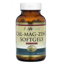 LifeTime Vitamins, Cal-Mag-Zinc с витамином D, 90 мягких таблеток