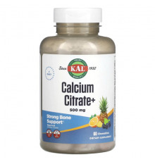 Calcium Citrate+, Mixed Fruit, 60 Chewables