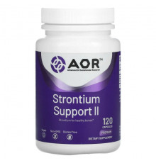 Advanced Orthomolecular Research AOR, Strontium Support II, 60 капсул