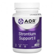 Advanced Orthomolecular Research AOR, Strontium Support II, 60 капсул