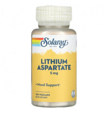 Lithium Aspartate, 5 mg, 100 Vegcaps