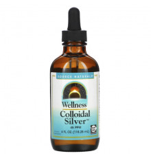 Source Naturals, Wellness Colloidal Silver, коллоидное серебро для хорошего самочувствия, 22,5 част./млн, 118,28 мл (4 жидк. унции)