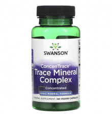 Swanson, ConcenTrace Trace Mineral Complex, 60 растительных капсул