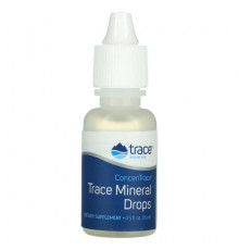 Trace Minerals ®, ConcenTrace, микроэлементы в каплях, 15 мл (0,5 жидк. Унции)