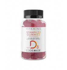 Vitamin D3 Gummies, 5000 IU, Strawberry Flavored Vitamin Supplement - 60ct