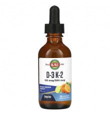 D-3 K-2 Drop, Citrus, 2 fl oz (59 ml)