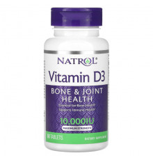 Vitamin D3, Bone & Joint Health, Maximum Strength, 10,000 IU, 60 Tablets