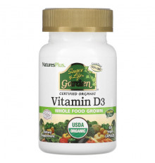 Source of Life, Garden, Organic Vitamin D3, 60 Vegan Capsules