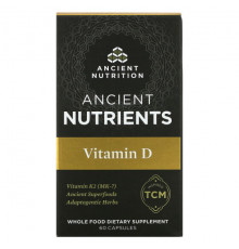 Dr. Axe / Ancient Nutrition, Ancient Nutrients, витамин D, 60 капсул