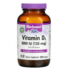 Bluebonnet Nutrition, Vitamin D3, 1,000 IU (25 mcg), 100 Softgels