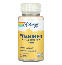 Vitamin K-2 Menaquinone-7, 50 mcg, 60 VegCaps