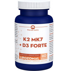 Liposomal K2 MK7 + D3 Forte 60 capsules