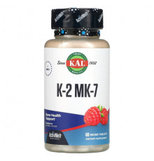 K-2 MK-7, Raspberry, 60 Micro Tablets