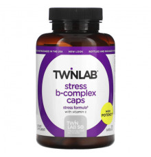 Twinlab, Stress B-Complex, капсулы, 100 капсул