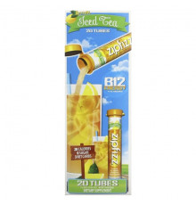 Zipfizz, чай со льдом, здоровая энергетическая смесь с витамином B12, со вкусом лимона, 20 тюбиков по 11 г (0,39 унции)