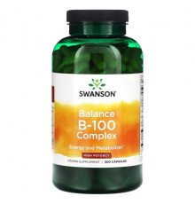 Swanson, Balance B-100 Complex, высокая эффективность, 100 капсул