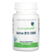 Seeking Health, Acitve B12 5000`` 60 пастилок