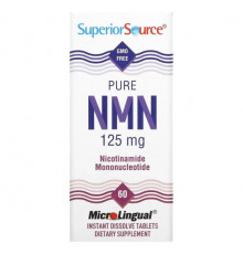 Pure NMN, 125 mg, 60 Instant Dissolve Tablets