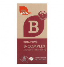 Zahler, Bioactive B-Complex, 120 таблеток с замедленным высвобождением