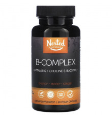 Nested Naturals, B-Complex, 60 веганских капсул