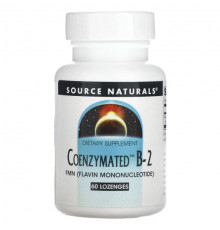 Source Naturals, ферментированный витамин B-2, 60 мг, 120 пастилок