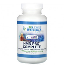 NMN Pro Complete, 2,500 mg, 120 Capsules (625 mg per Capsule)