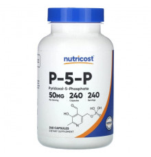 Nutricost, P-5-P, 50 мг, 240 капсул