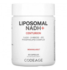 Codeage, Liposomal NADH +, центурион, 60 капсул