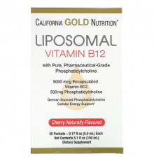 Liposomal Vitamin B12, 30 Packets, 0.17 fl oz (5 ml) Each