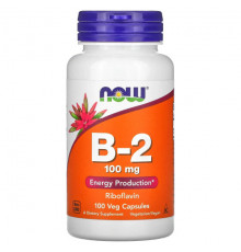 B-2, 100 mg, 100 Veg Capsules