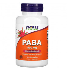 PABA, 500 mg, 100 Capsules