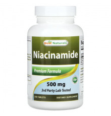 Niacinamide, 500 mg, 240 Tablets