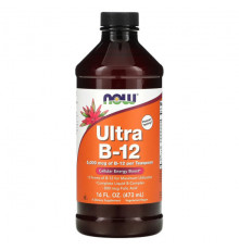 NOW Foods, Ultra B-12, 16 жидких унций (473 мл)