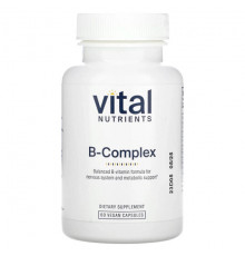 Vital Nutrients, B-Complex, 60 веганских капсул