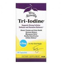 Terry Naturally, Tri-Iodine, 3 мг, 90 капсул