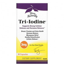 Terry Naturally, Tri-Iodine, 3 мг, 90 капсул